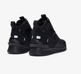 Men's Lacoste Run Breaker Leather Color-Pop Outdoor Shoes - Black