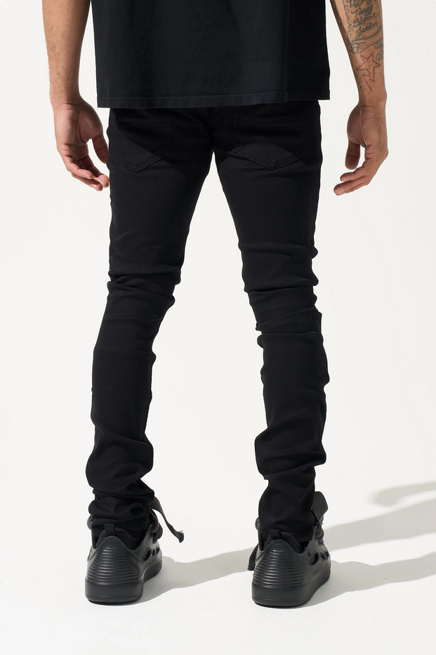 Men's Serenede Peace Jeans - Black