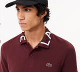 Lacoste Men's Jacquard Collar Lacoste Movement Polo - BZD - PH7495