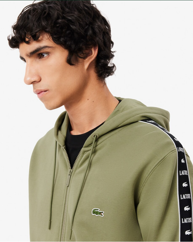 Men lacoste sweatsuit sales