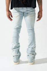 Serenede Men's Garden Stacked Jeans