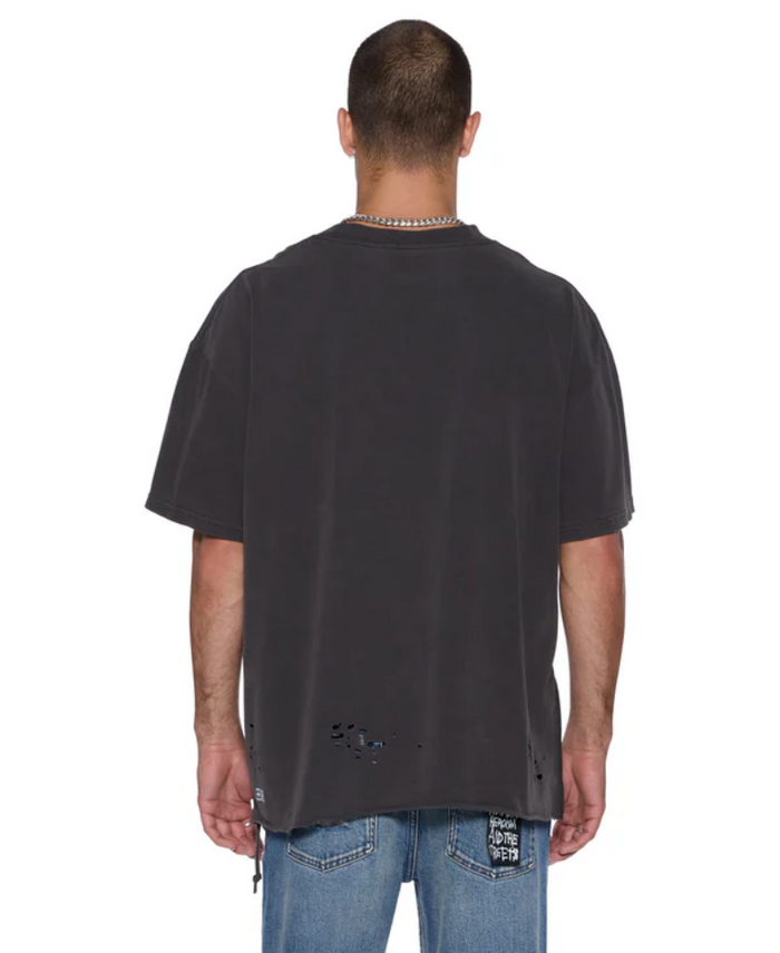 Ksubi hendrix ekcess ss tee old black – Action Wear