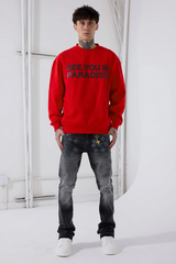 SYIP Crewneck Sweatshirt (Red)