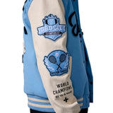 Jordan Craig - Paradise Team Men Varsity Jacket - Sky Blue