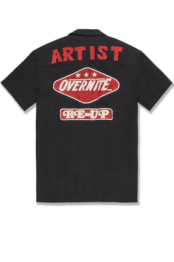 Jordan Craig The Re-Up Mechanic Shirt - Black