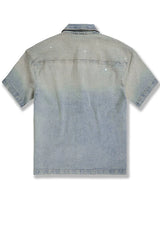 Jordan Craig Radiant Denim Zip Up Shirt