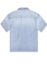 Jordan Craig Radiant Denim Zip Up Shirt
