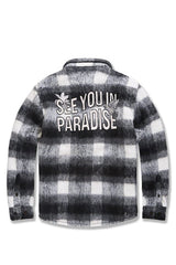 Jordan Craig See You In Paradise Flannel Shacket (Black)