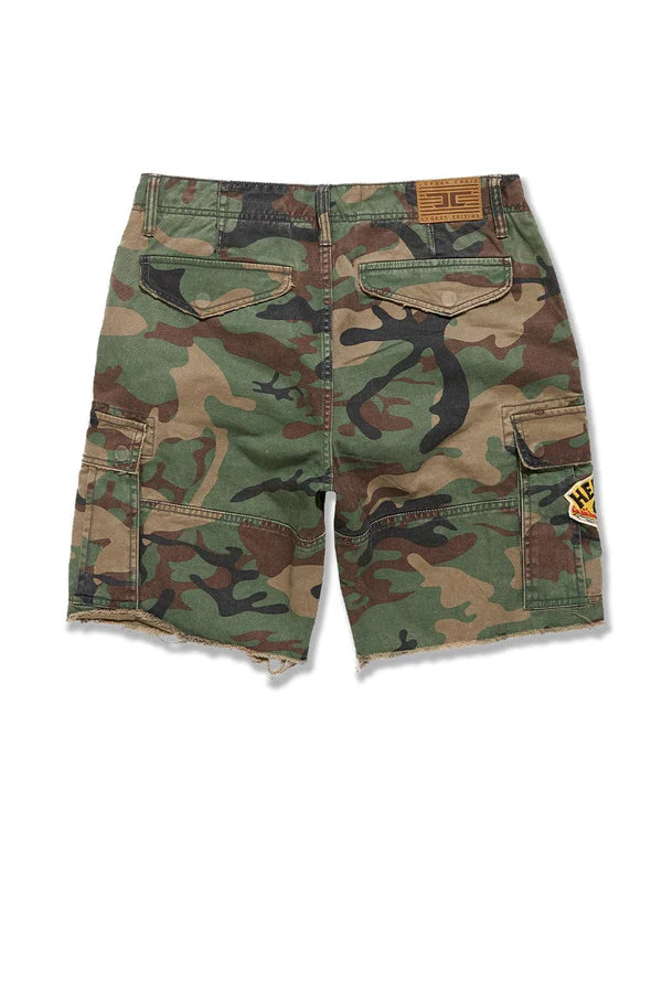 Jordan Craig Retro - War Angel Cargo Shorts - Camo