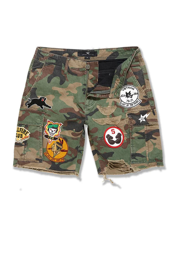 Jordan Craig Retro - War Angel Cargo Shorts - Camo