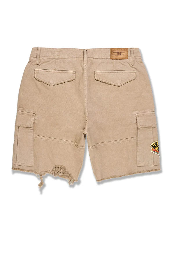 Jordan Craig Retro - War Angel Cargo Shorts - Khaki – Action