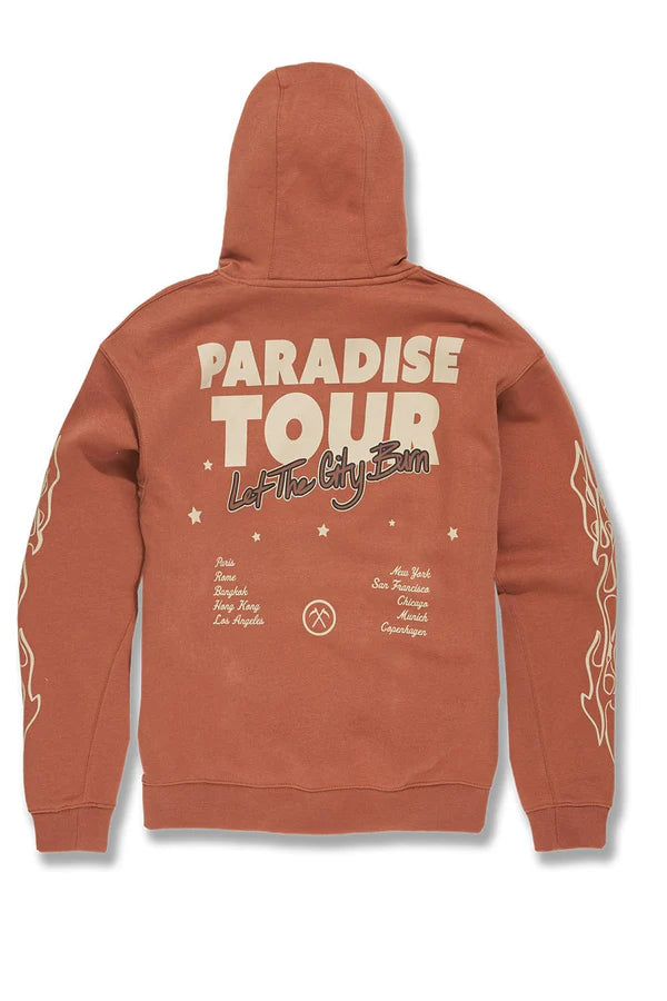 Jordan Craig Paradise Tour Hoodie and Stacked Pants Set - CARAMEL