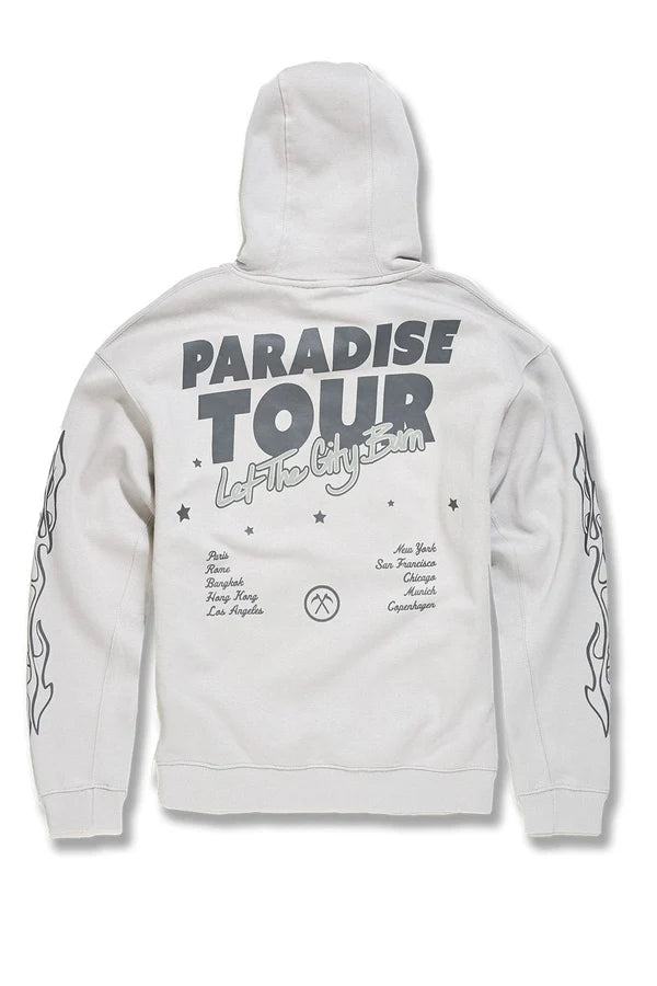 Jordan Craig Paradise Tour Hoodie and Stacked Pants Set - Grey