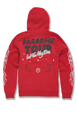 Jordan Craig Paradise Tour Hoodie and Stacked Pants Set - Red