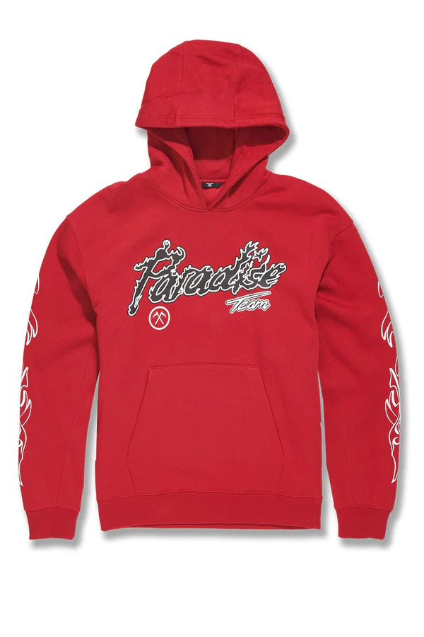 Jordan Craig Paradise Tour Hoodie and Stacked Pants Set - Red