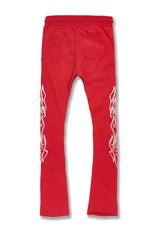 Jordan Craig Paradise Tour Hoodie and Stacked Pants Set - Red