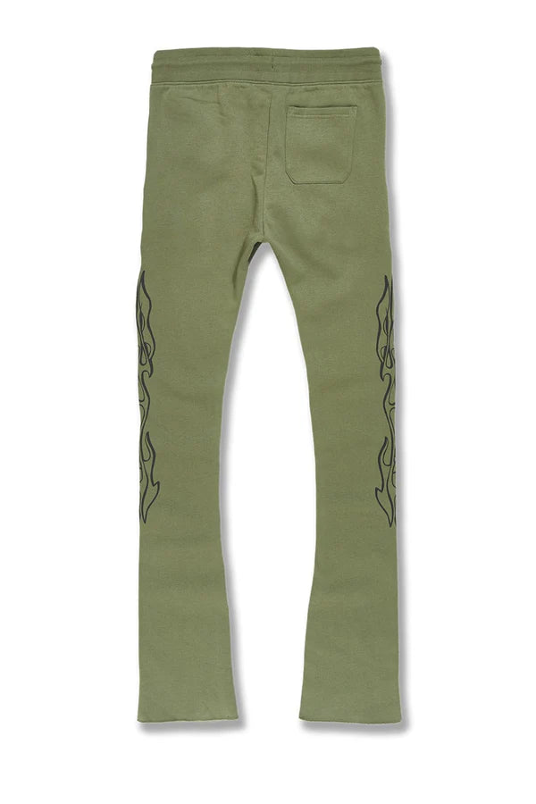 Jordan Craig Paradise Tour Hoodie and Stacked Pants Set - Green