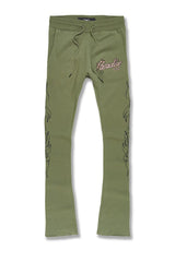 Jordan Craig Paradise Tour Hoodie and Stacked Pants Set - Green