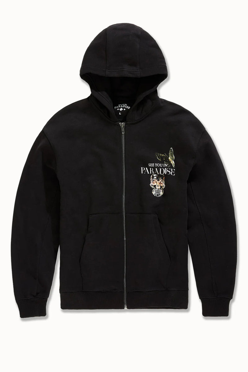 Jordan Craig Butterfly Effect Zip Up Hoodie (Black) (Copy)