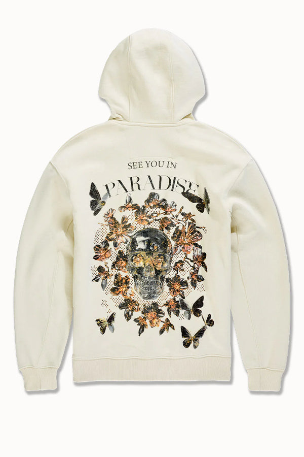 Jordan Craig Butterfly Effect Zip Up Hoodie (Cream)