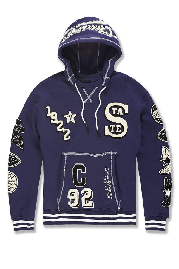 Jordan Craig State Champs Pullover Hoodie(Navy)