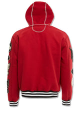 Jordan Craig Hall of Fame Pullover Hoodie (Deep Red)