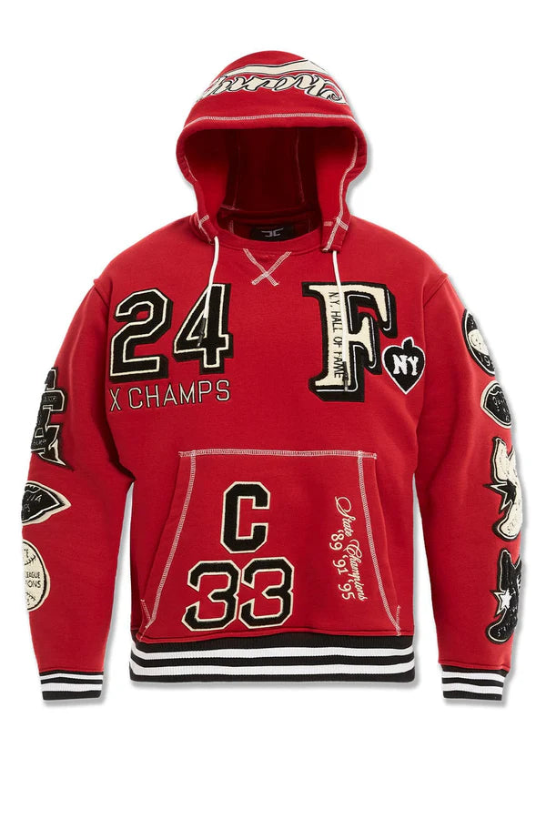 Jordan Craig Hall of Fame Pullover Hoodie (Deep Red)