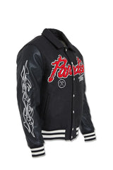 Jordan Craig Paradise Tour Varsity Jacket (Black)