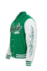 Jordan Craig Paradise Tour Varsity Jacket (Green)