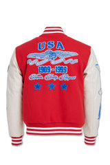 Jordan Craig All American Varsity Jacket (Red)