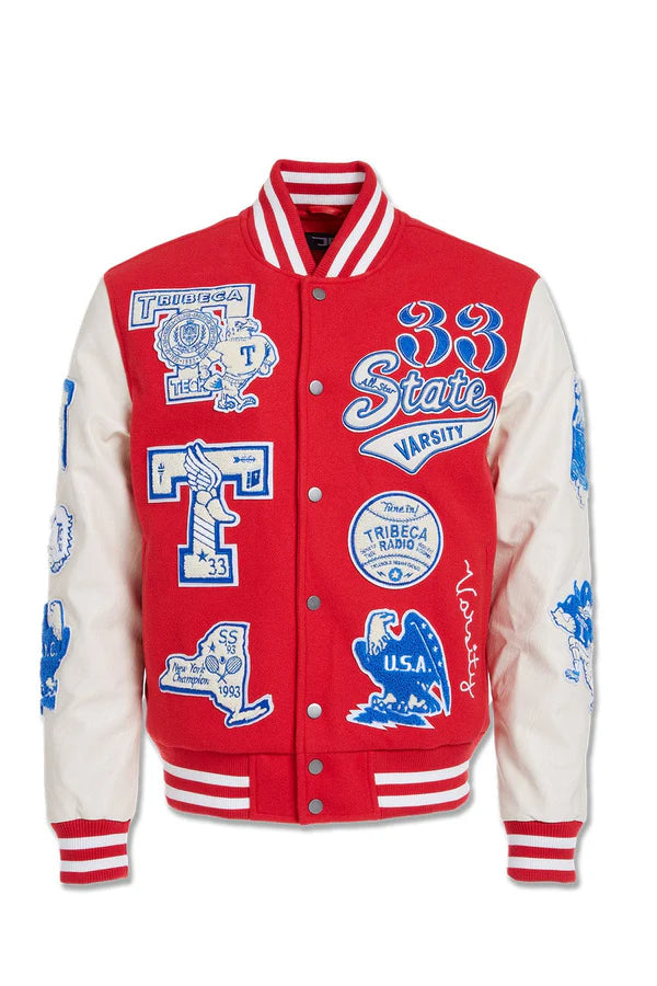 Jordan Craig All American Varsity Jacket (Red)