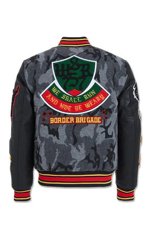 Jordan Craig Hellcat Varsity Jacket (Black Camo)