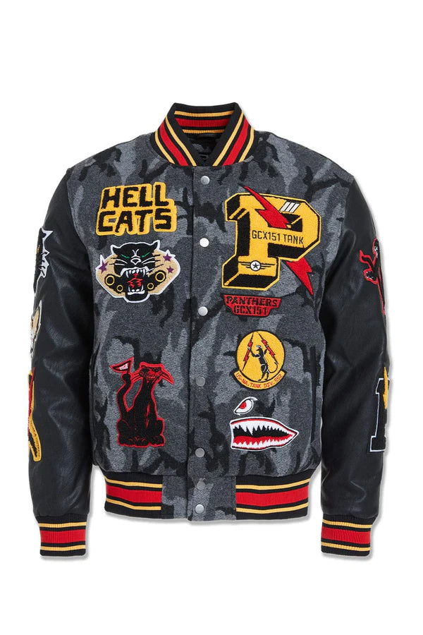 Jordan Craig Hellcat Varsity Jacket (Black Camo)