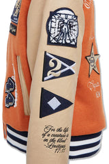 Jordan Craig Kids Carpe Diem Varsity Jacket (Burnt Orange)