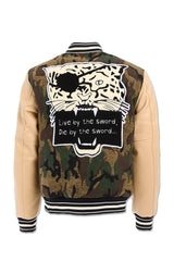 Jordan craig Life of Vice Varsity Jacket (Vintage Camo)