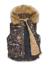 Jordan Craig Yukon Fur Lined Puffer Vest (Real Tree)