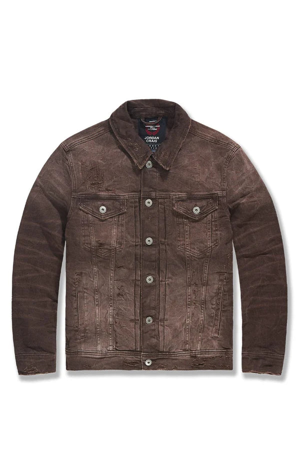 Jordan Craig Meadowlands Denim Trucker Jacket (Earth Tones)