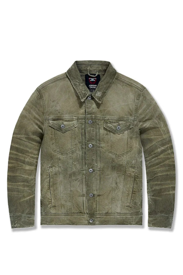 Jordan Craig Meadowlands Denim Trucker Jacket (Earth Tones)