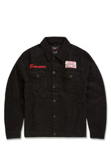 Jordan Craig - Local Dealer Trucker Jacket W Rhinestones - Jet Black Jordan Craig