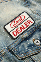 Jordan Craig - Local Dealer Trucker Jacket W Rhinestones - Desert Jordan Craig
