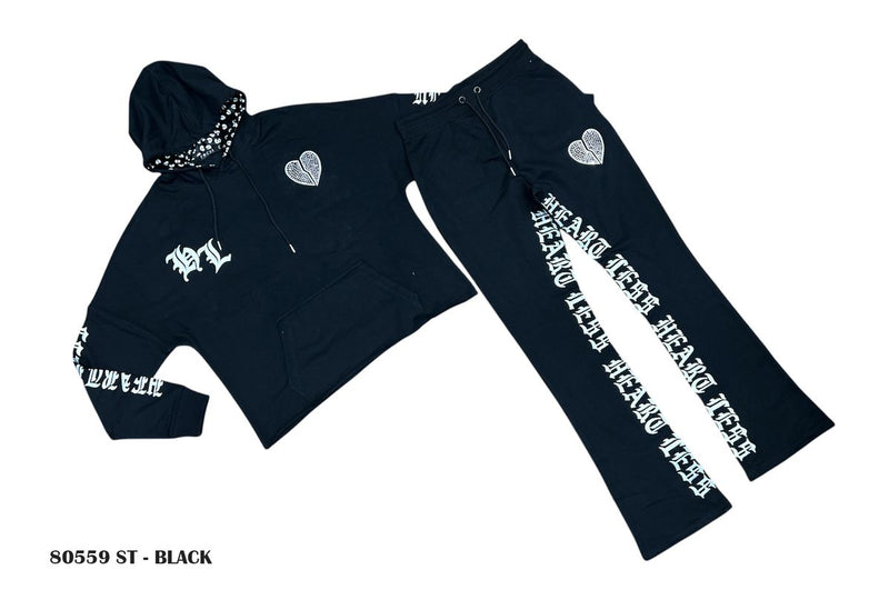 Focus Men's Sweat Suit - Black