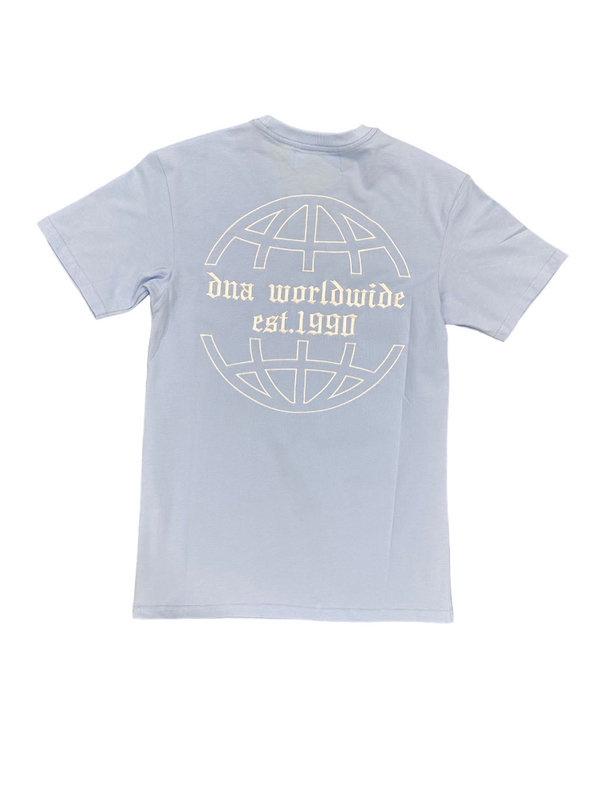 Men's DNA World Wide T-Shirt - Blue/White
