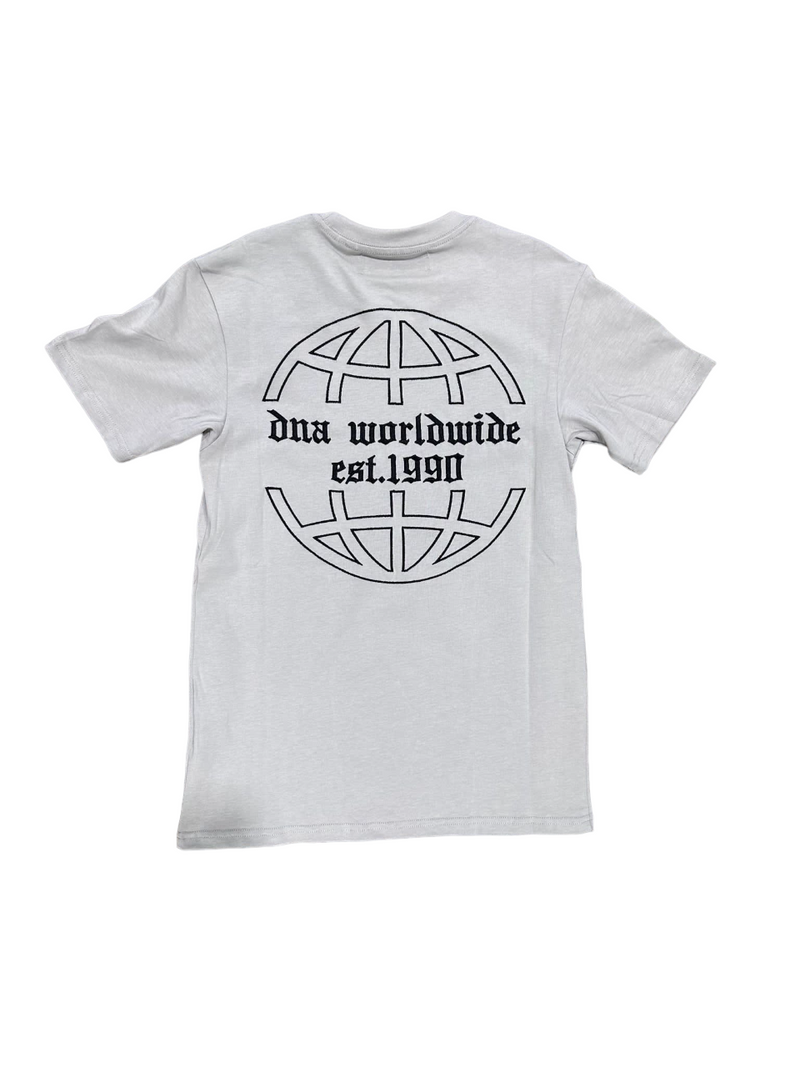 Men's DNA World Wide T-Shirt - Grey/Black