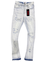Men's DNA Stacked Jeans - LT Blue/Baby Blue