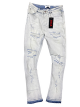 Men's DNA Stacked Jeans - LT Blue/Red