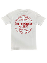 Men's DNA World Wide T-Shirt - White/Red