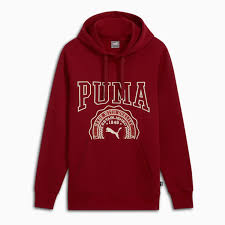 Puma Men's Vintage Sport Hoodie and Jogger Set - Red