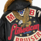 Men's American Bruiser Hooded Jacket - Black