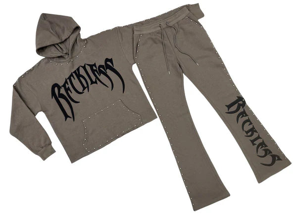 Men's Focus RECKLESS STUD Sweat Suit - Harvest