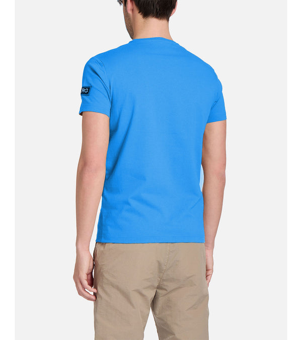 Iceberg T Shirt For Men F019 6304 Royal Blue - Action Wear